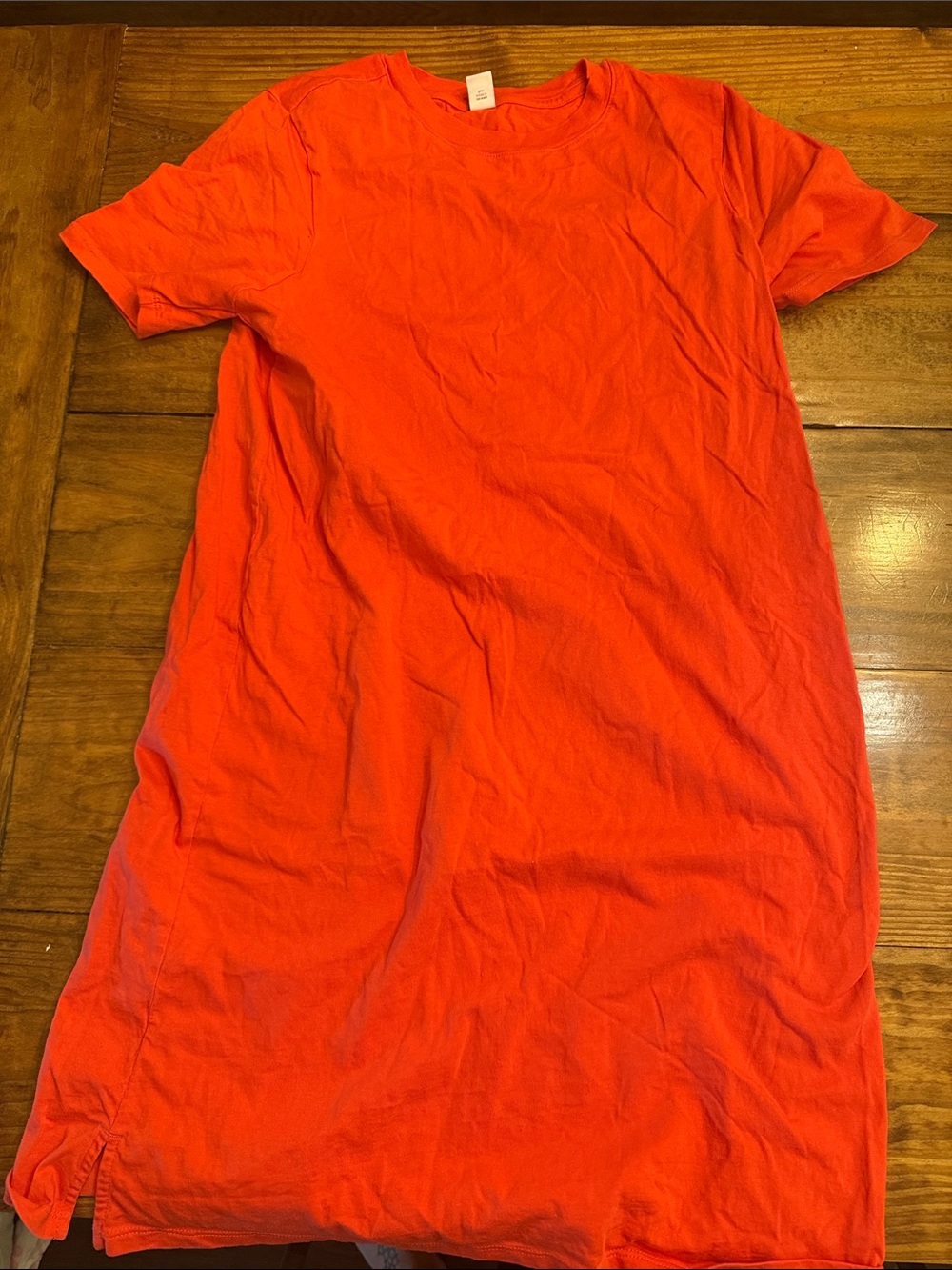 Old Navy Bright Orange Short-Sleeve Crewneck Tee